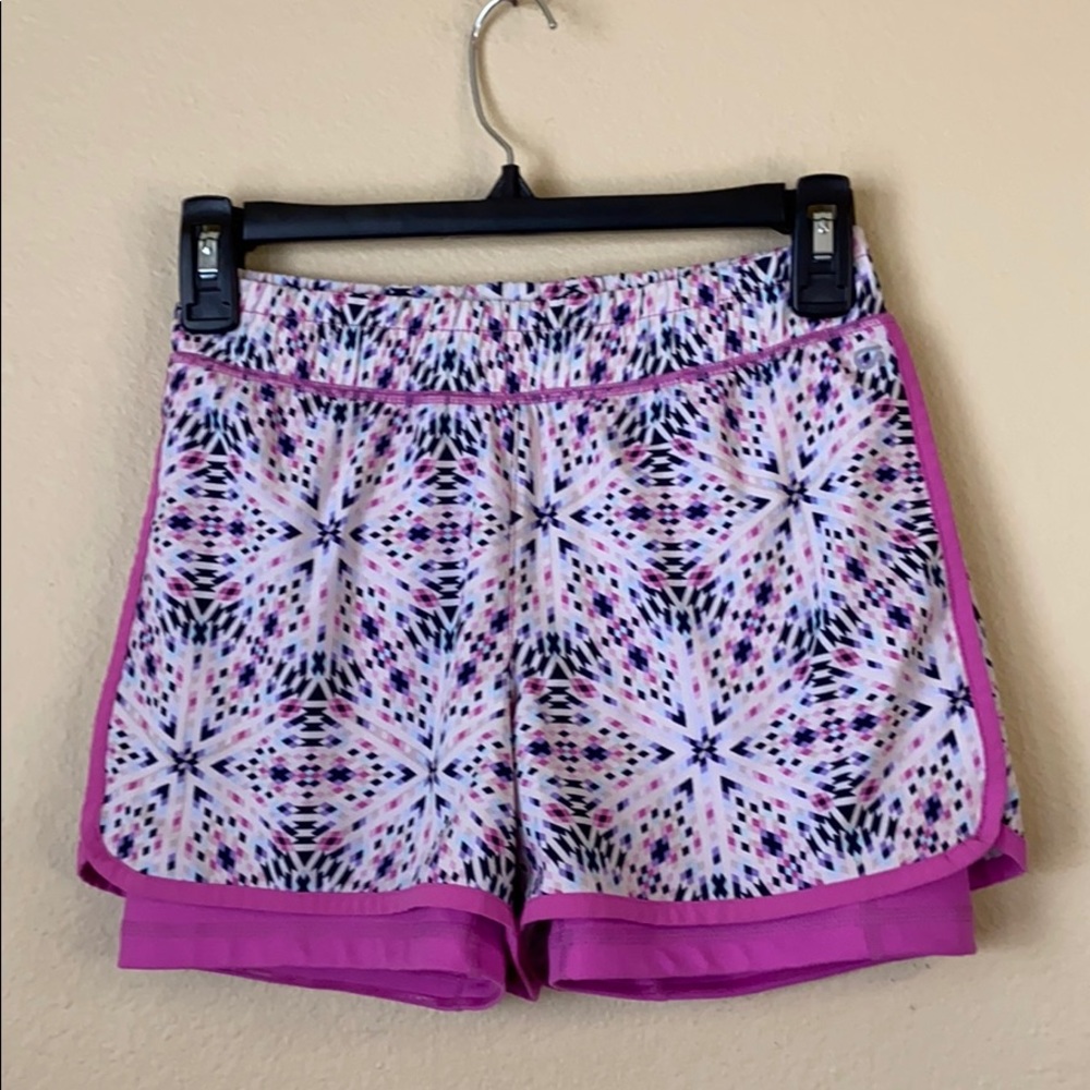 GAP Fit Girls Kaleidoscope Double Layer Shorts